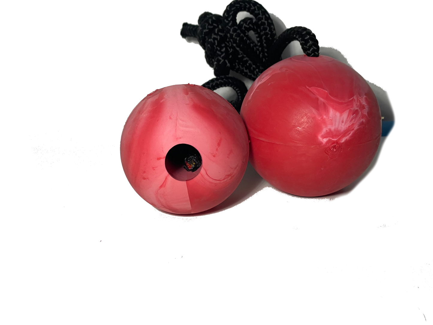 Dogline Rubber Euro Rope Dog Ball