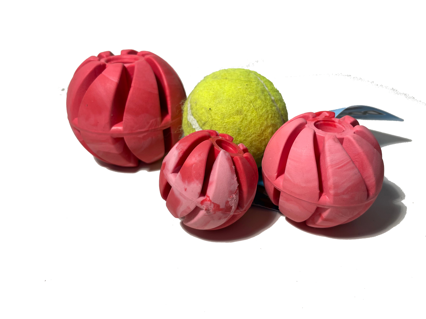 Dogline Rubber Dog Spiral Ball Toy