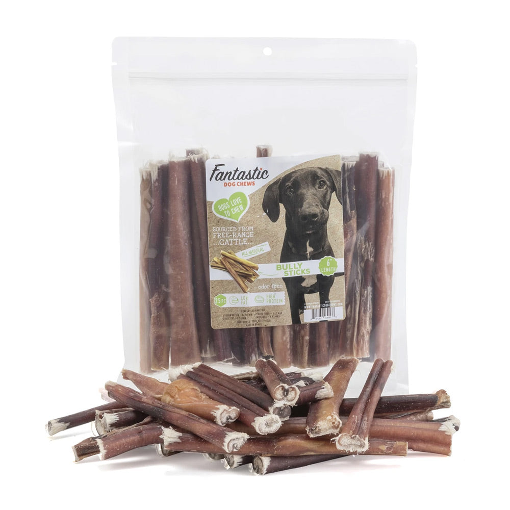 Fantastic Dog Chews 6 inch Bully Sticks