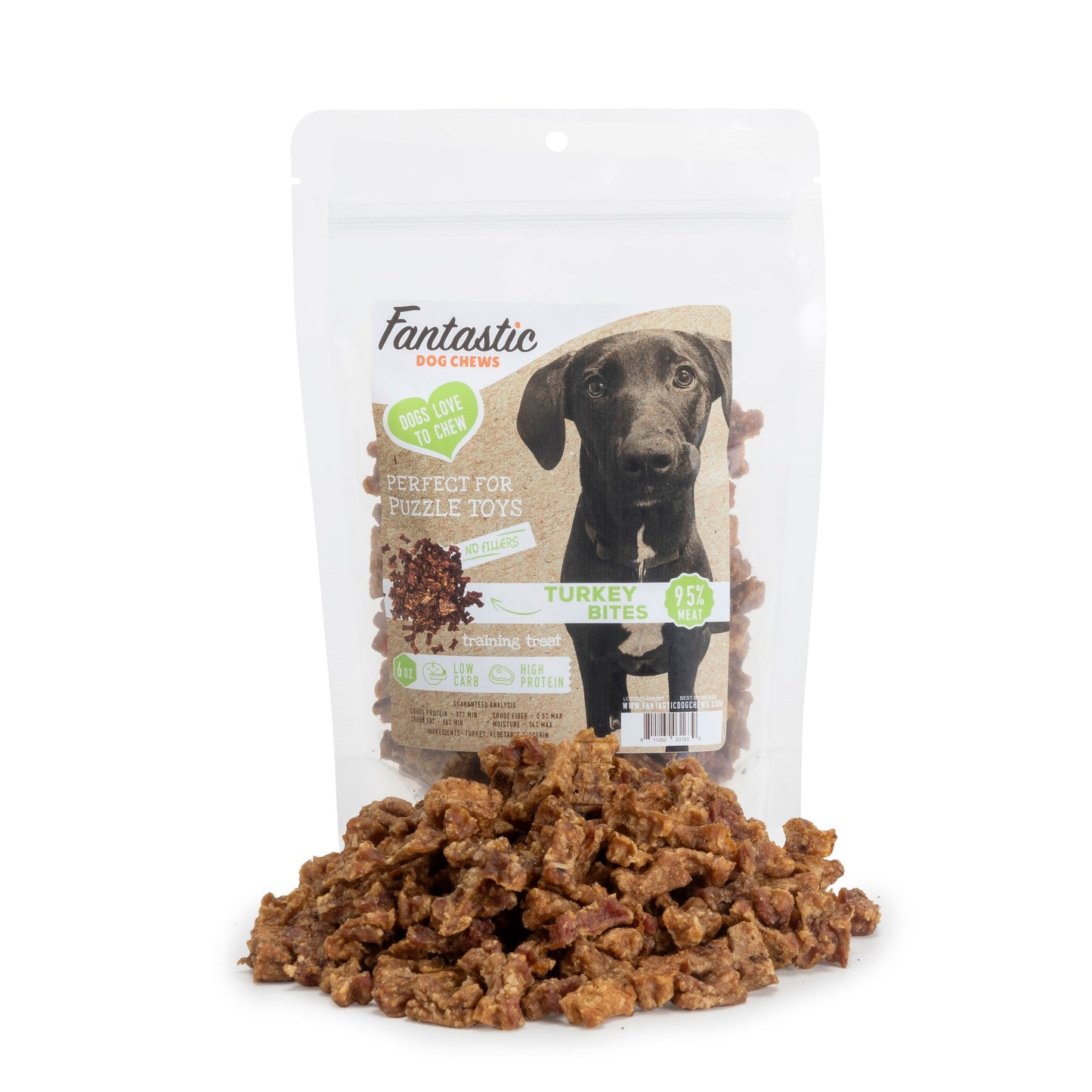 Fantastic Dog Chews Turkey Bites Training Treats