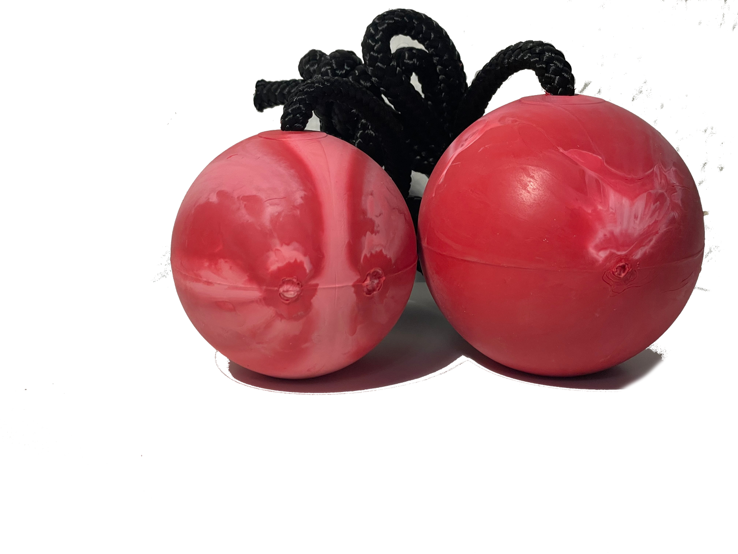 Dogline Rubber Euro Rope Dog Ball