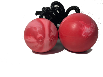 Dogline Rubber Euro Rope Dog Ball