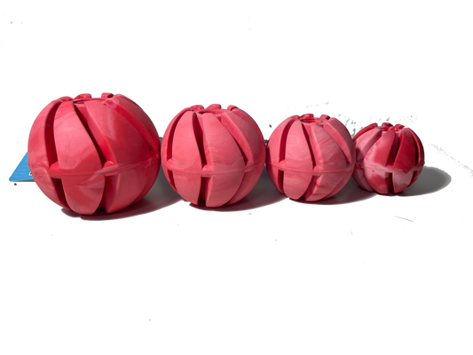 Dogline Rubber Dog Spiral Ball Toy