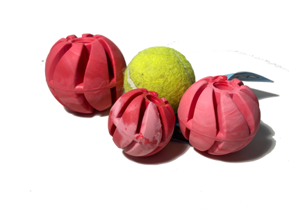 Dogline Rubber Dog Spiral Ball Toy