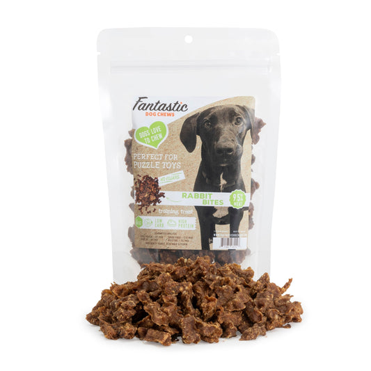 Fantastic Dog Chews Rabbit Bites Training Treats