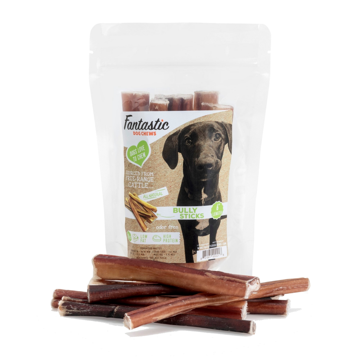 Fantastic Dog Chews 6 inch Bully Sticks