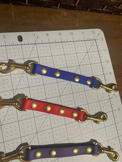 Give the Dog a Ball BioThane Dog Collar Safety Backup Tab