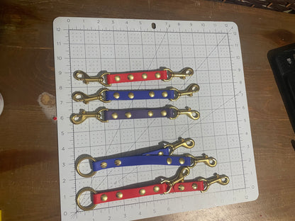 Give the Dog a Ball BioThane Dog Collar Safety Backup Tab