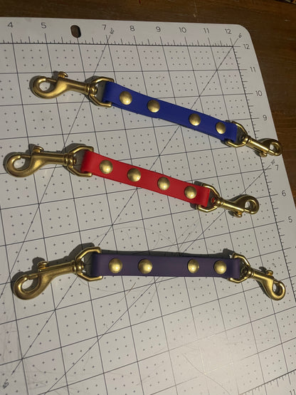 Give the Dog a Ball BioThane Dog Collar Safety Backup Tab