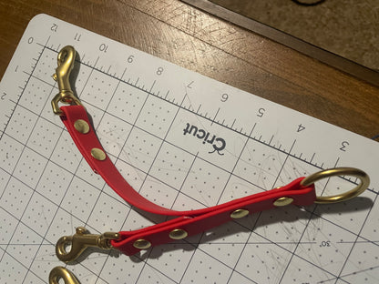 Give the Dog a Ball BioThane Dog Collar Safety Backup Tab