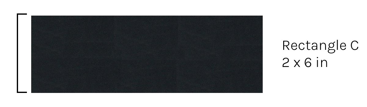 Dogline Personalized Removable Rectangle Patches